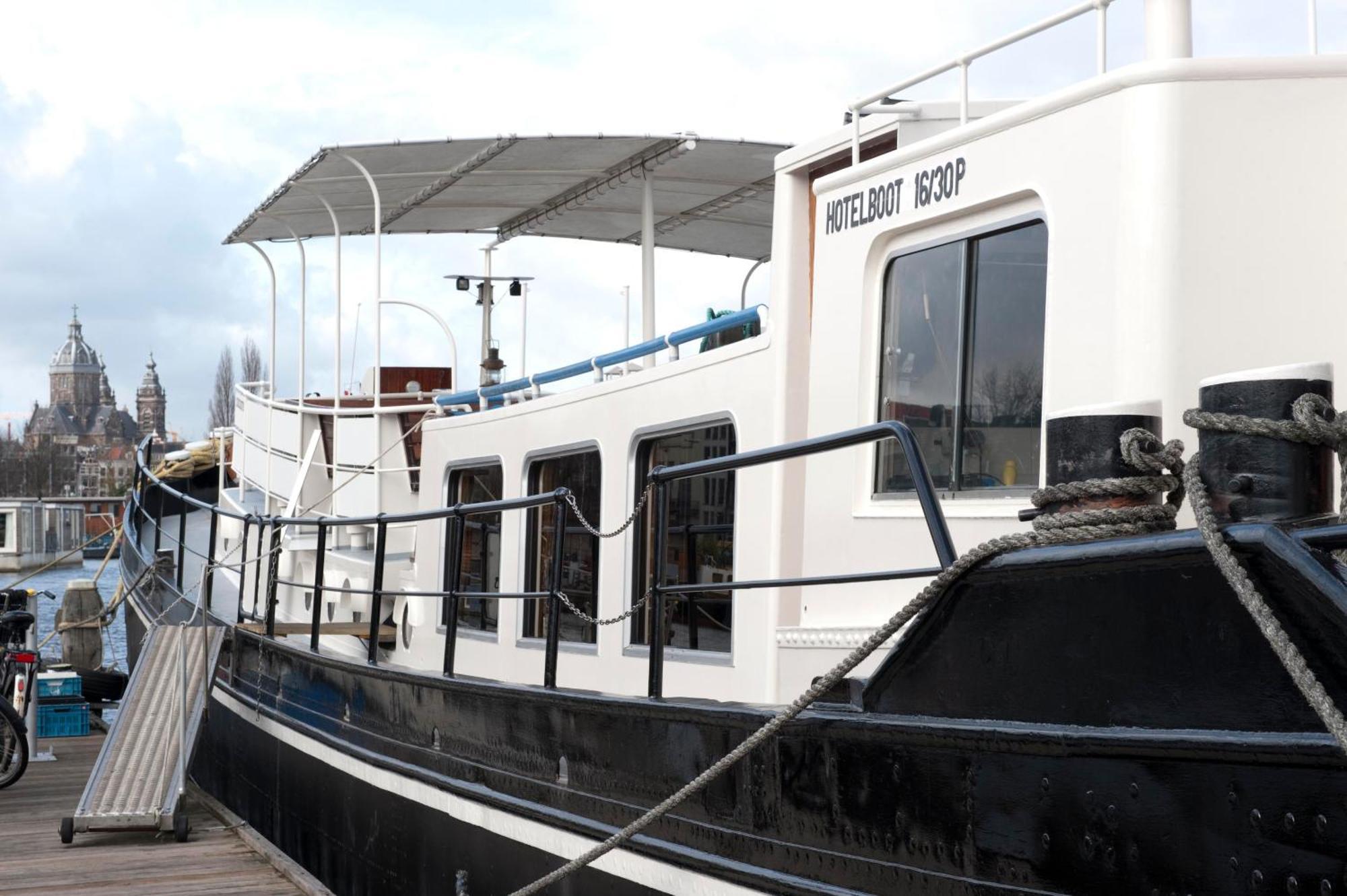 Hotelboot Zwaan Amsterdam Esterno foto