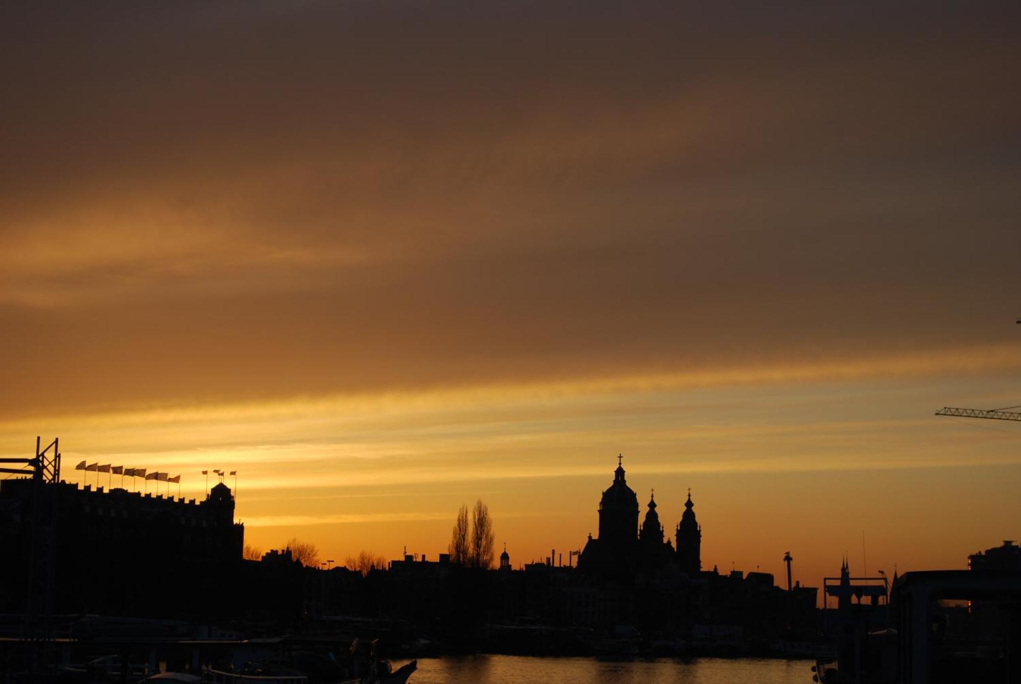 Hotelboot Zwaan Amsterdam Esterno foto